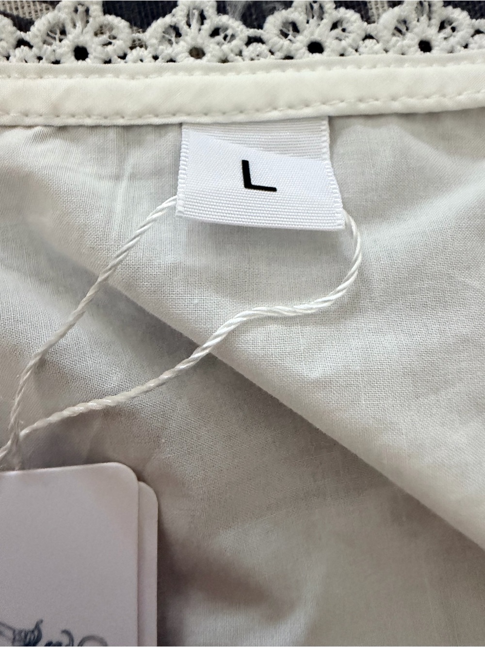 Women's White Chemise nightgown - Picture 2 of 6